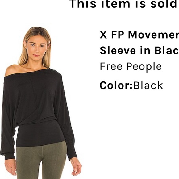 Free People x FP Movement Sky High Long Sleeve Oversized Top Ice Bath Blue Small - Picture 15 of 16